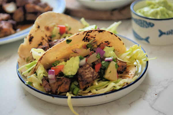 Pan-Fried Cod Tacos With Pineapple Salsa Is a Tasty Lenten Meal