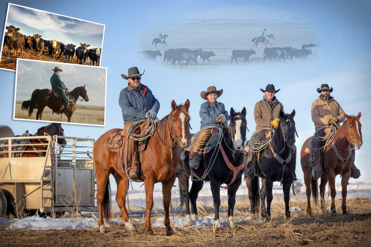 The cowboys of Wiley Ranch in Colorado. (Courtesy of Wiley Ranch)