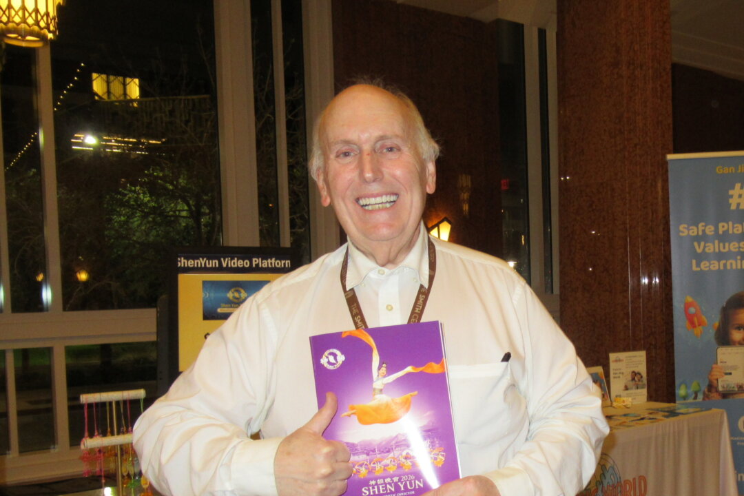 Jeffrey Goodman at the Shen Yun Performing Arts performance at The Smith Center for the Performing Arts, Las Vegas, on March 5, 2026. (Michael Ren/The Epoch Times) 
