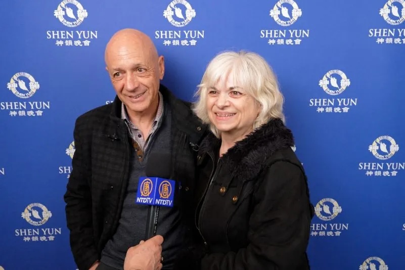 Colonel Gilles Blanchard attended the Shen Yun performance at the Corum in Montpellier on March 4, 2026, accompanied by his wife Jeannette. (NTD)