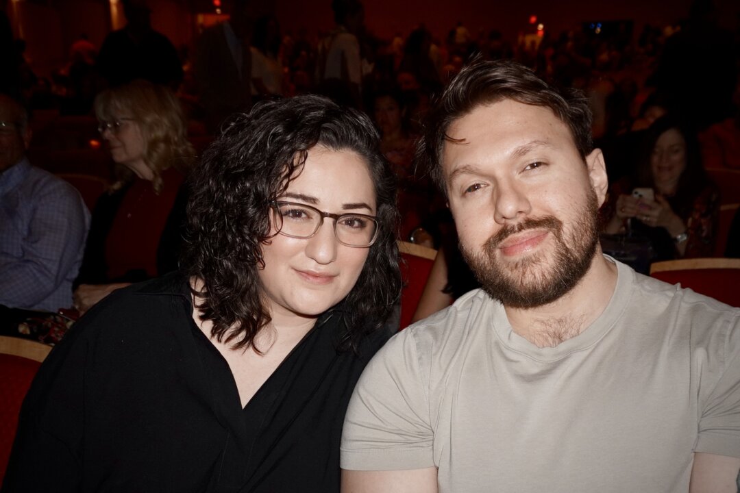 Mayra Martinez and Chris Fuller attend Shen Yun Performing Arts at Symphony Hall in Phoenix, Ariz., on March 6, 2026. (Lily Yu/The Epoch Times)