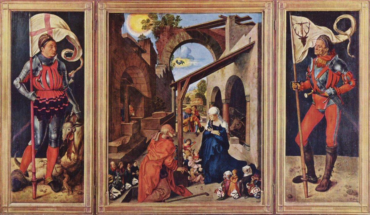 "Paumgartner Altar," circa 1500, by Albrecht Dürer. Although Dürer is better known for his engravings, he did complete painted works. (Public Domain)
