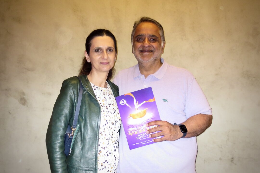 Tina and Jammal Sadiqzai enjoyed Shen Yun Performing Arts’ matinee at the Plenary Theatre, in Melbourne, Australia on March 8, 2026. (Lucy Liu/The Epoch Times)