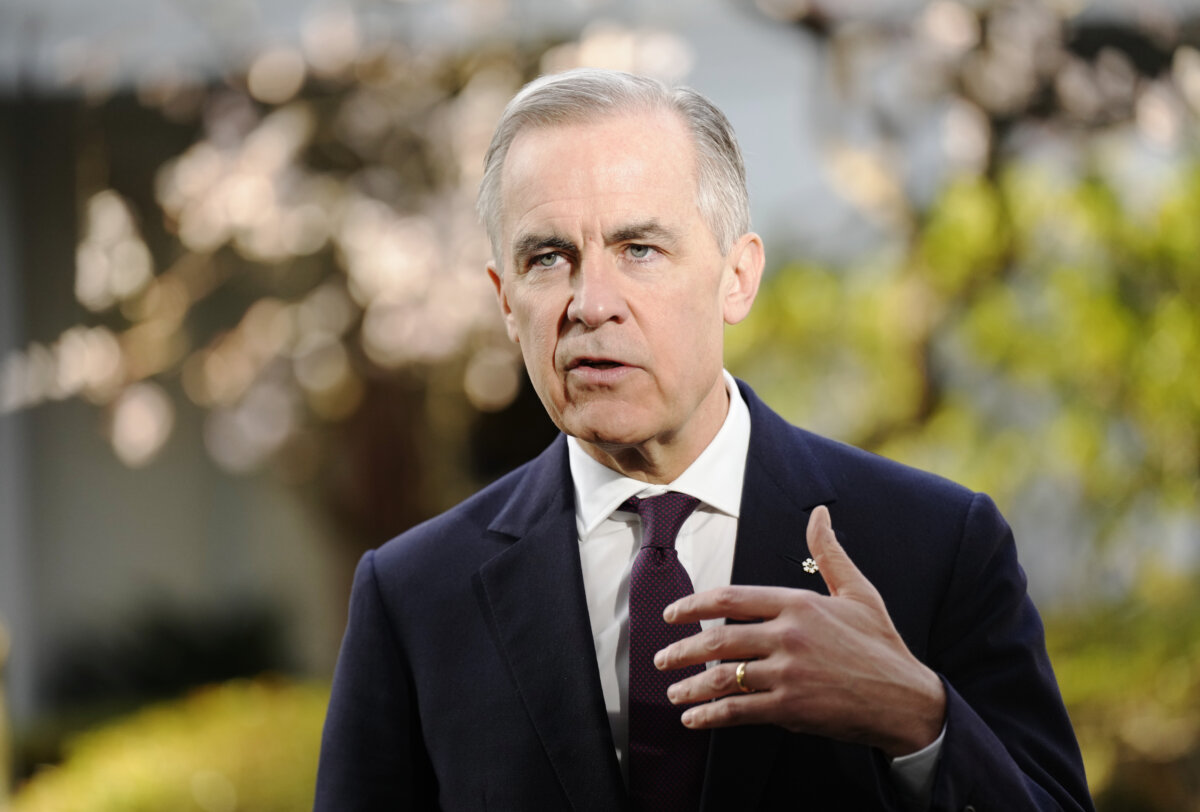 Prime Minister Mark Carney speaks with reporters on the final day of a three country tour, in Tokyo, Japan, March 7, 2026. (Adrian Wyld/The Canadian Press)