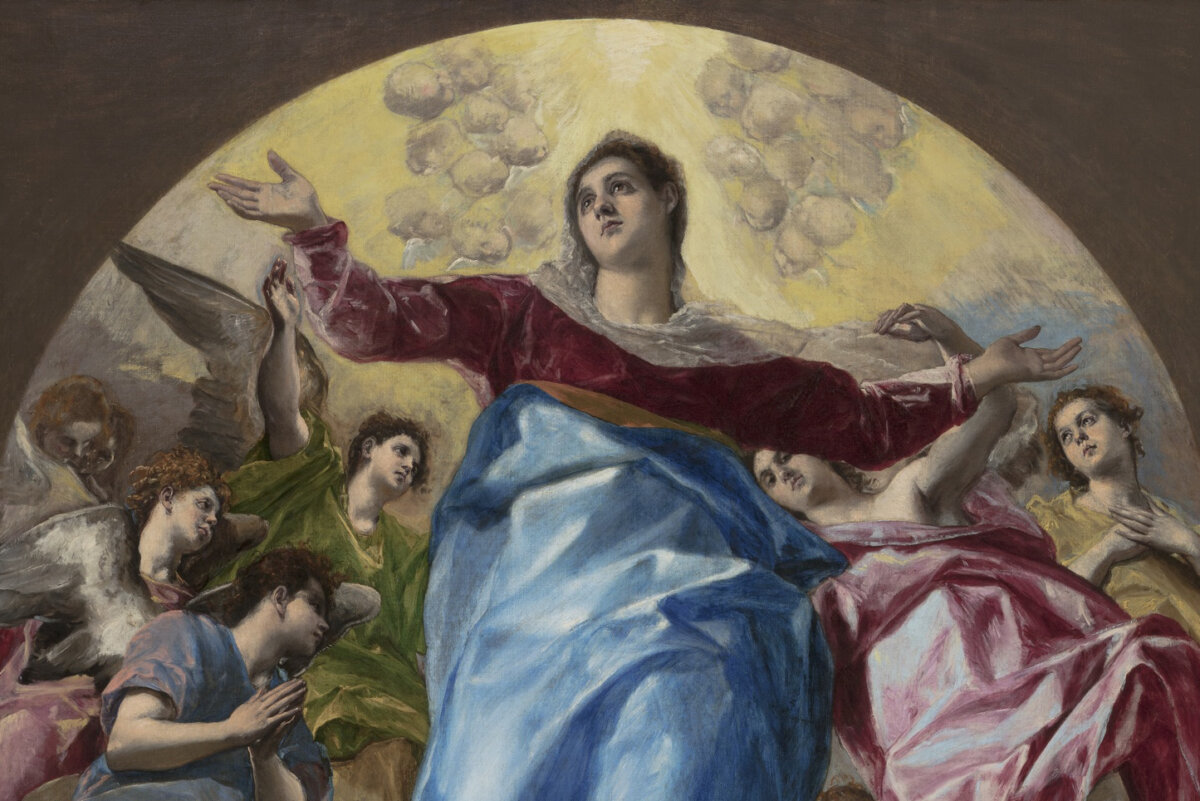 A detail of "The Assumption of the Virgin," 1577–1579, by El Greco. Art Institute of Chicago. (Public Domain)