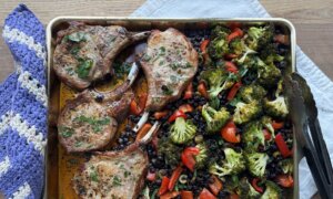 This One-Pan Pork Chop Dinner Is Savory, Juicy, and Weeknight-Easy