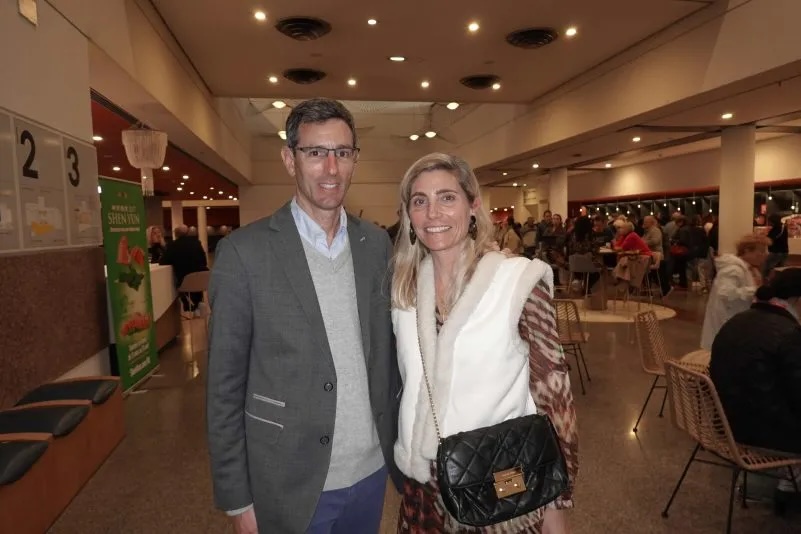 Beatrice and Stanislas Pastre, a teacher-researcher and engineer, came to see Shen Yun in Montpellier on March 8, 2026. (Fan Yi/The Epoch Times)