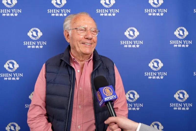 Claude Nassar, former director of international development, attended Shen Yun with a group on March 6, 2026, in Montpellier. (NTD)