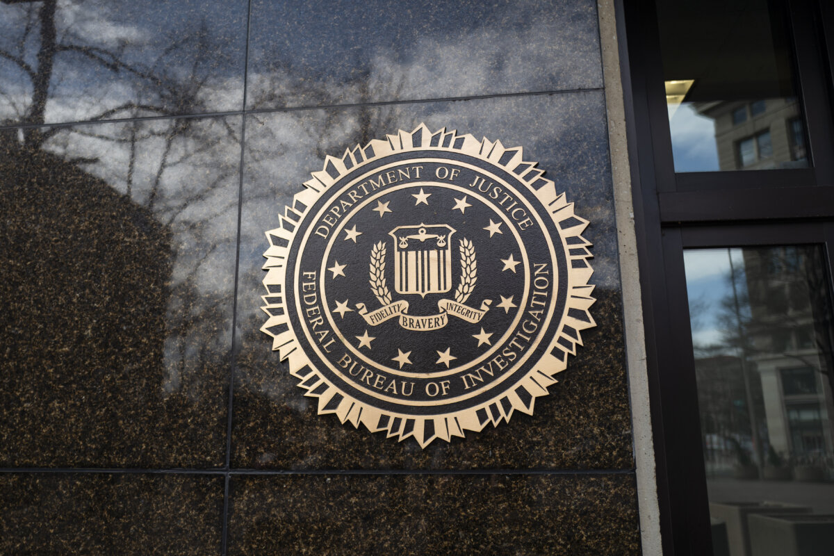 The J. Edgar Hoover FBI building in Washington on March 11, 2026. (Madalina Kilroy/The Epoch Times)