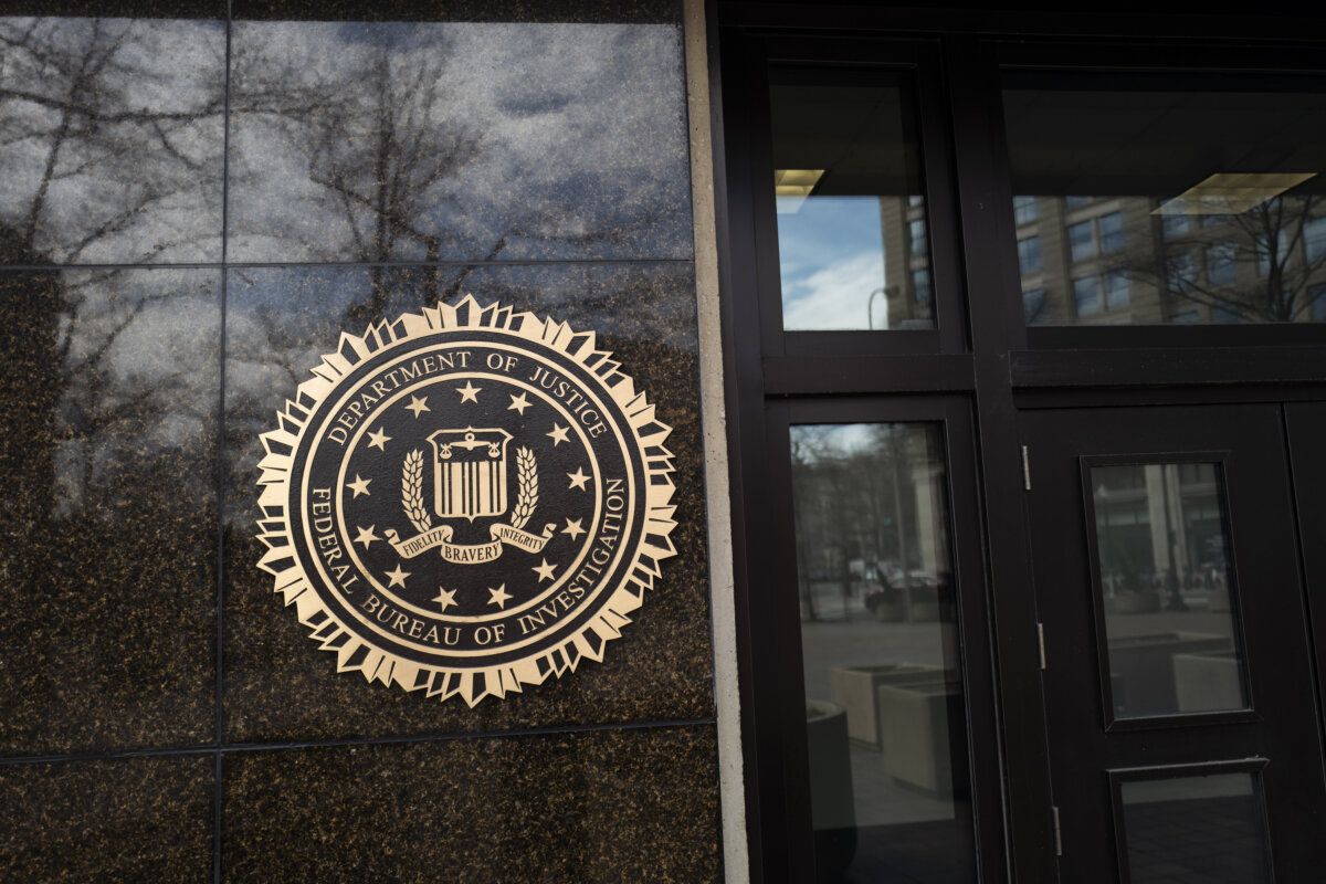 The J. Edgar Hoover FBI building in Washington on March 11, 2026. (Madalina Kilroy/The Epoch Times)