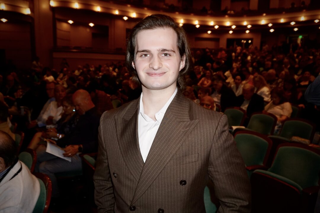 Christian Valderrama enjoyed Shen Yun's evening performance at the Adrienne Arsht Center for the Performing Arts on March 14, 2026. (Weiyong Zhu/The Epoch Times)