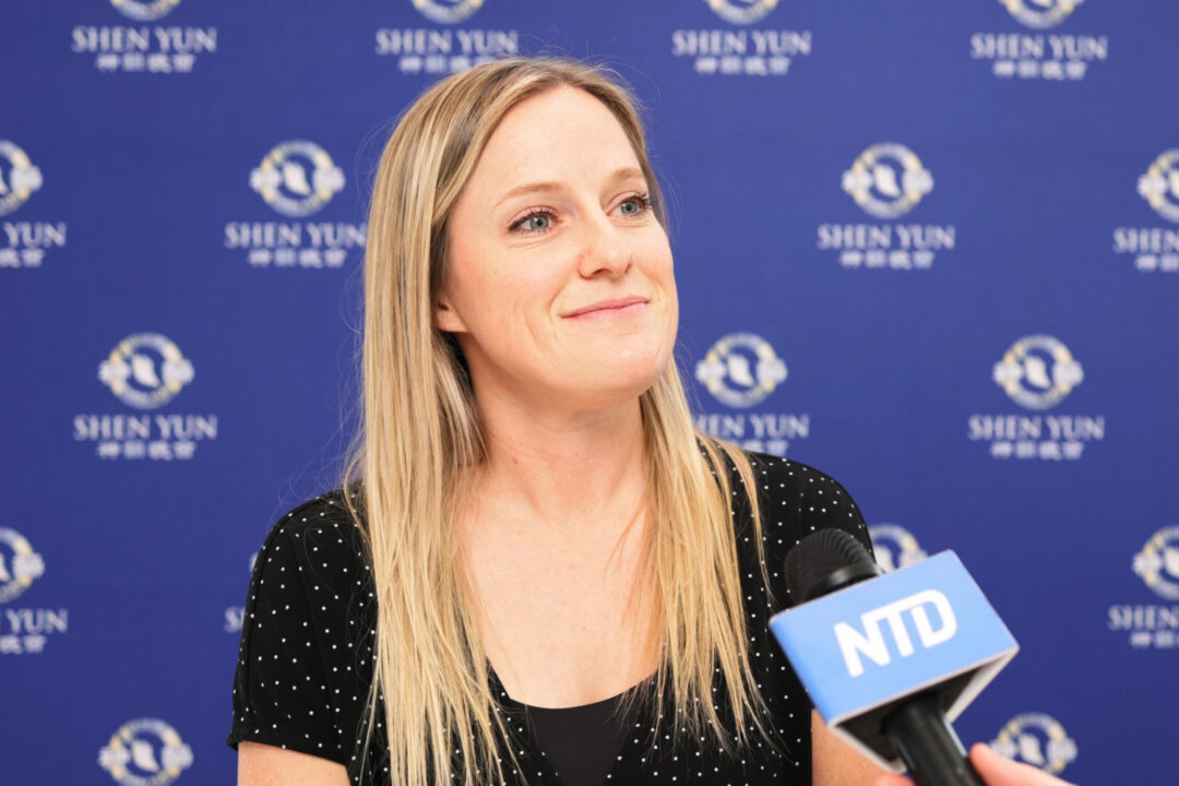 Sierra Poppleton at the George S. and Dolores Doré Eccles Theater on March 14, 2026. (NTD)