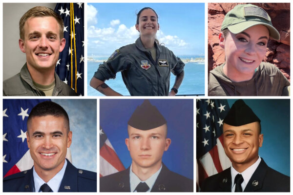 Pentagon Identifies 6 Airmen Killed in Refueling Plane Crash