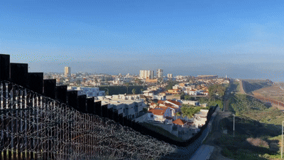 Photo Essay: US Military Between the Border Walls in San Diego