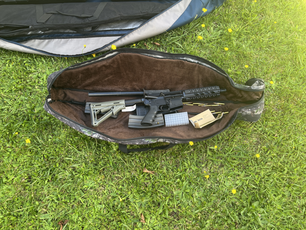 The AR-15 semi-automatic rifle, seized in Tokoroa, New Zealand, from a Comancheros gang member as part of Tsakforce Morpheus. (Courtesy of NZ Police)