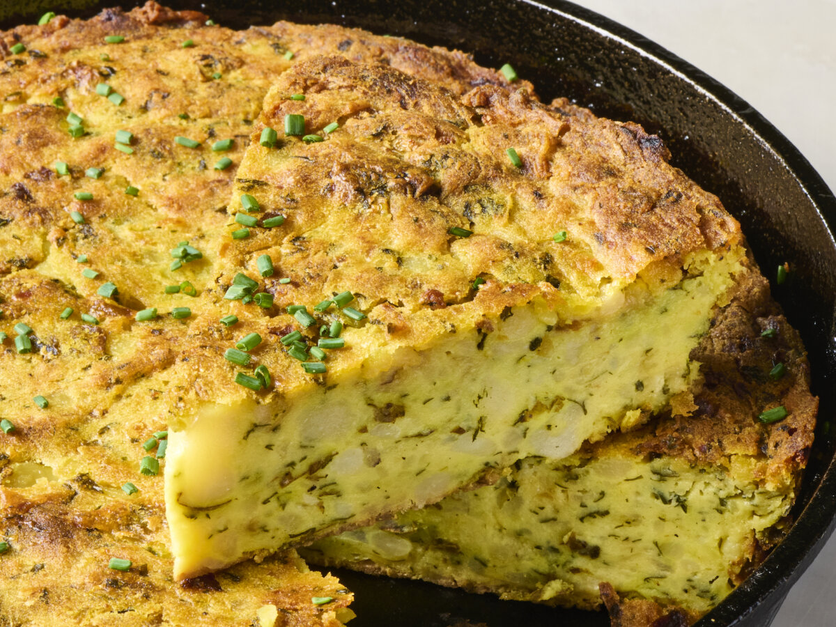 This hearty and delicious pie will be the talk of the seder. (Alex Lepe/TCA)