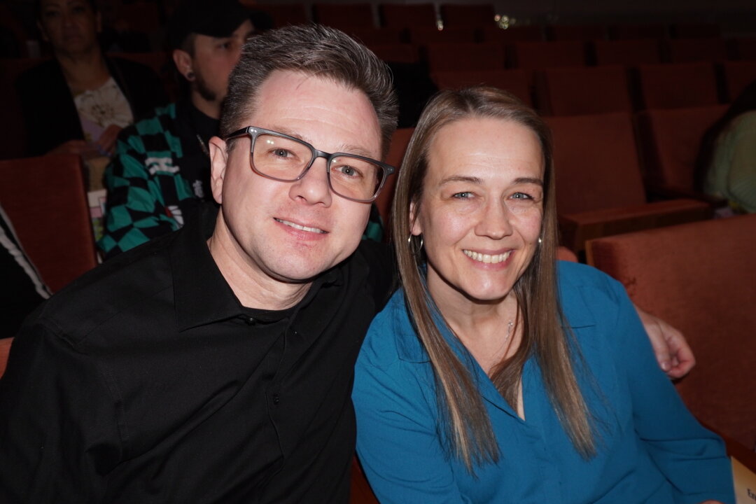 Isaac and Cara Stewart enjoyed Shen Yun's evening show at the George S. and Dolores Doré Eccles Theater on March 17, 2026. (Lily Yu/The Epoch Times)