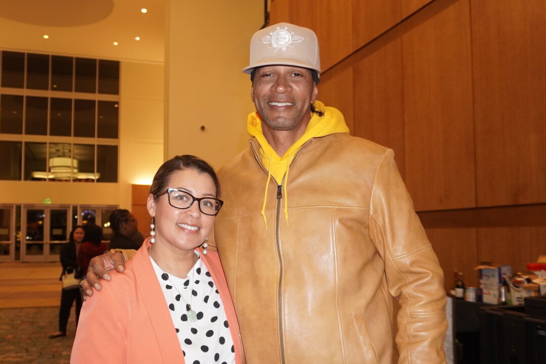 Stephanie and Jason Stepney enjoyed Shen Yun Performing Arts in Montgomery, Ala., on March 18, 2026. (Sally Sun/The Epoch Times)