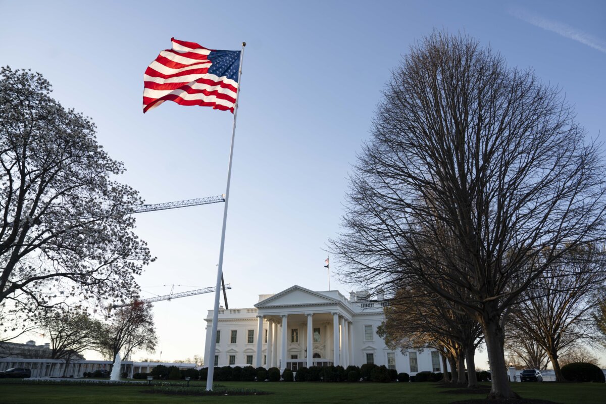 The White House on March 20, 2026. (Madalina Kilroy/The Epoch Times)
