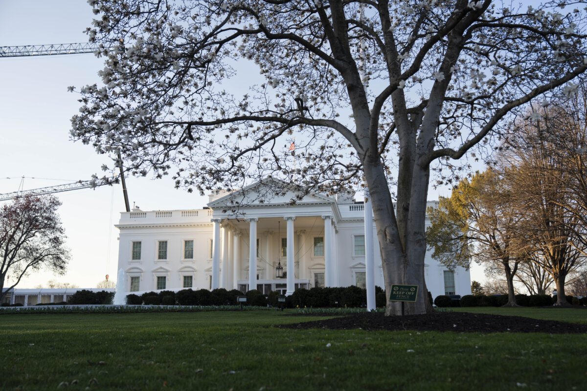 The White House on March 20, 2026. (Madalina Kilroy/The Epoch Times)