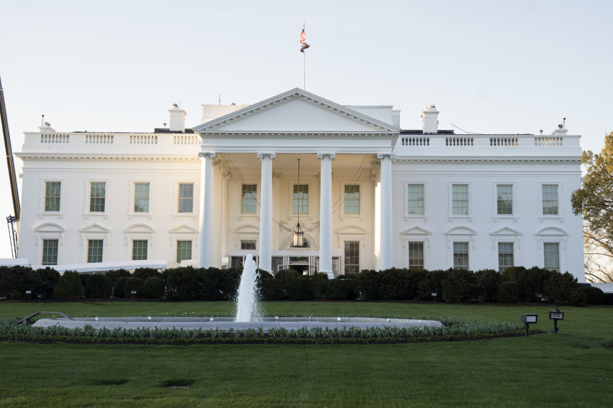 The White House on March 20, 2026. (Madalina Kilroy/The Epoch Times)