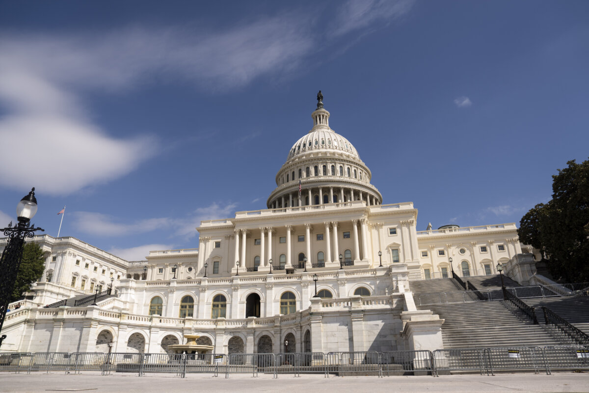 The U.S. Capitol building in Washington on March 19, 2026. (Madalina Kilroy/The Epoch Times)