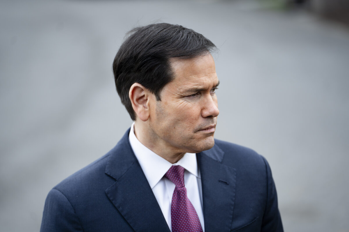 Secretary of State Marco Rubio in Washington on March 20, 2026. (Madalina Kilroy/The Epoch Times)