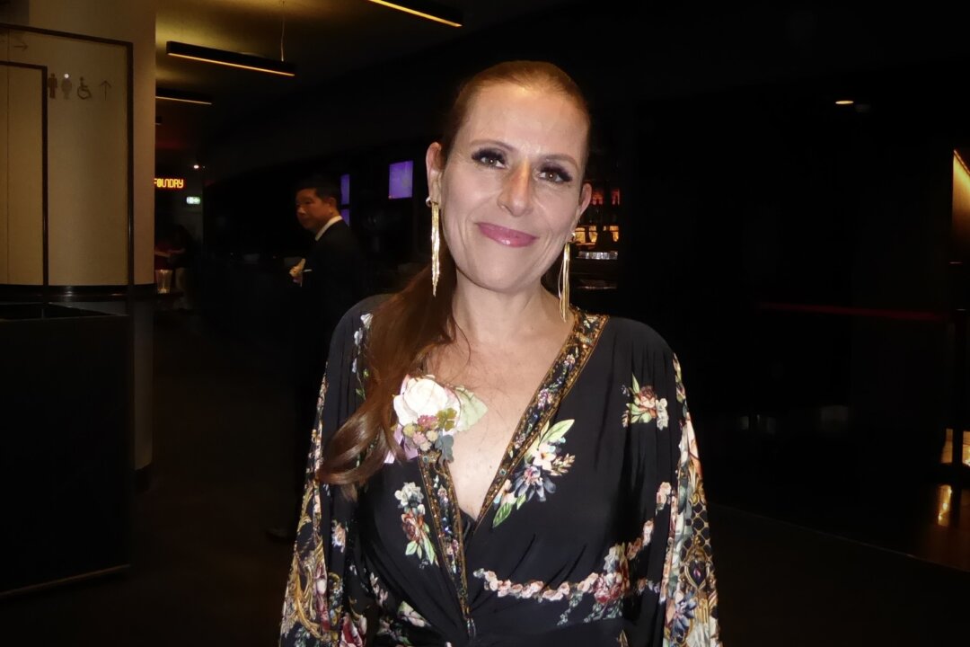 Julie Khoury watched Shen Yun Performing Arts at the Sydney Lyric Theatre in Pyrmont, in Sydney, on March 20, 2026. (Chi Yun/The Epoch Times)