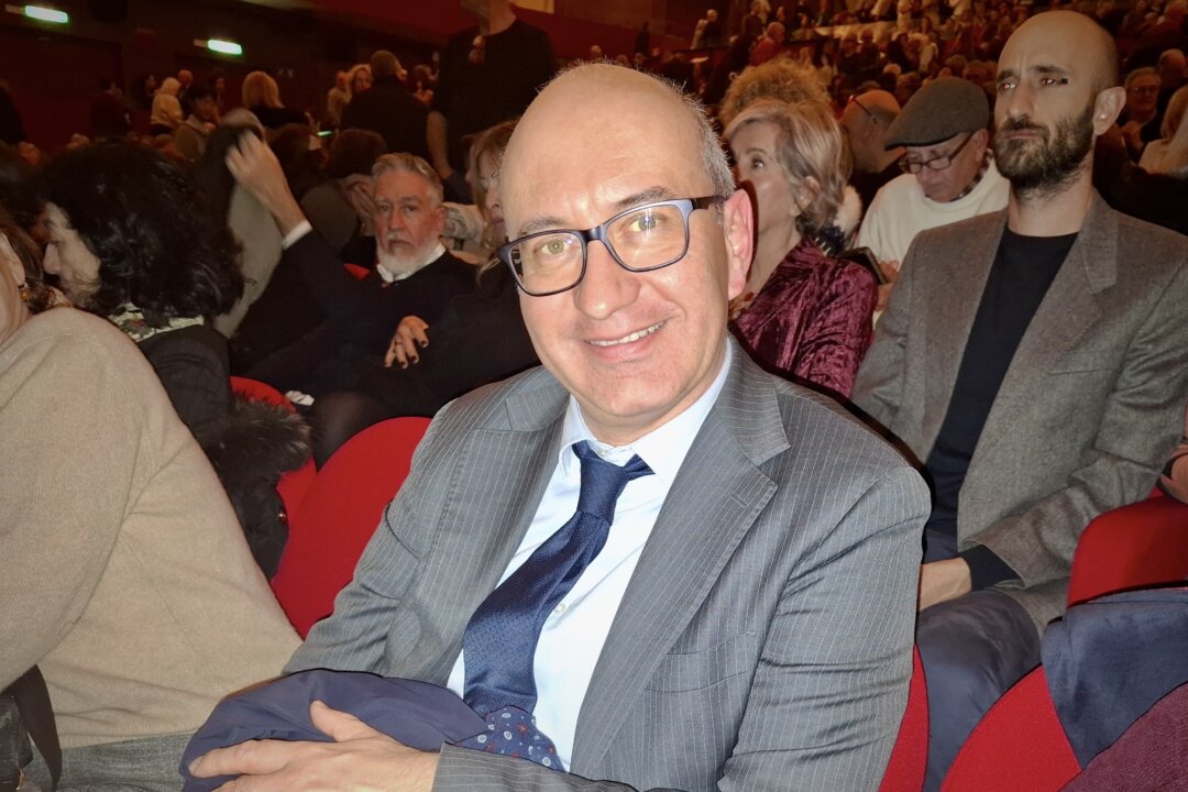 Luca Di Fazio, a senior Italian lawyer and government legal director, attended Shen Yun at the Auditorium della Conciliazione in Rome on March 19, 2026. (Francesca Rotondi/The Epoch Times)