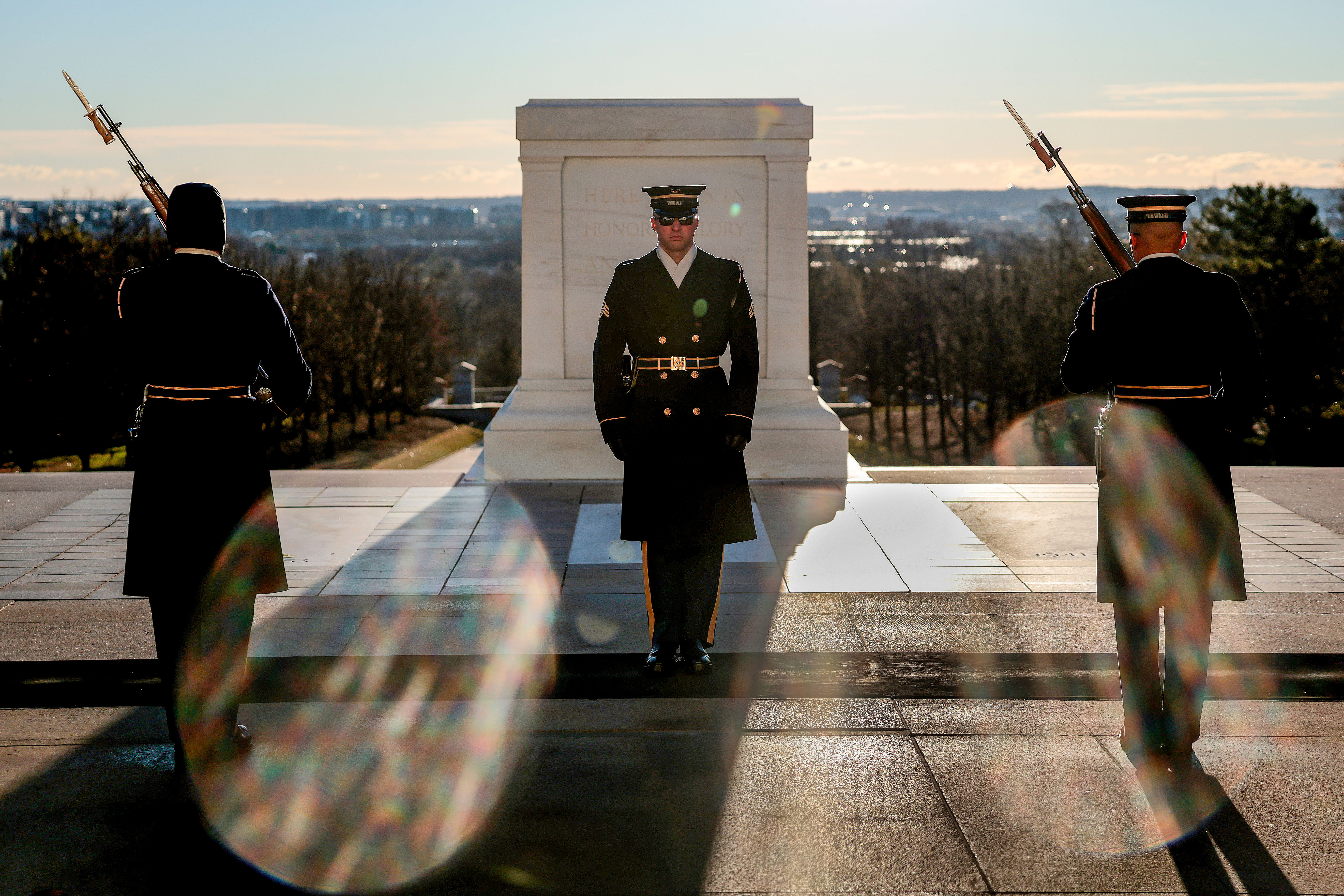America in Photos: Tomb of the Unknown Soldier, ‘Killed to Order’ Book Launch, and 100K Ultramarathon