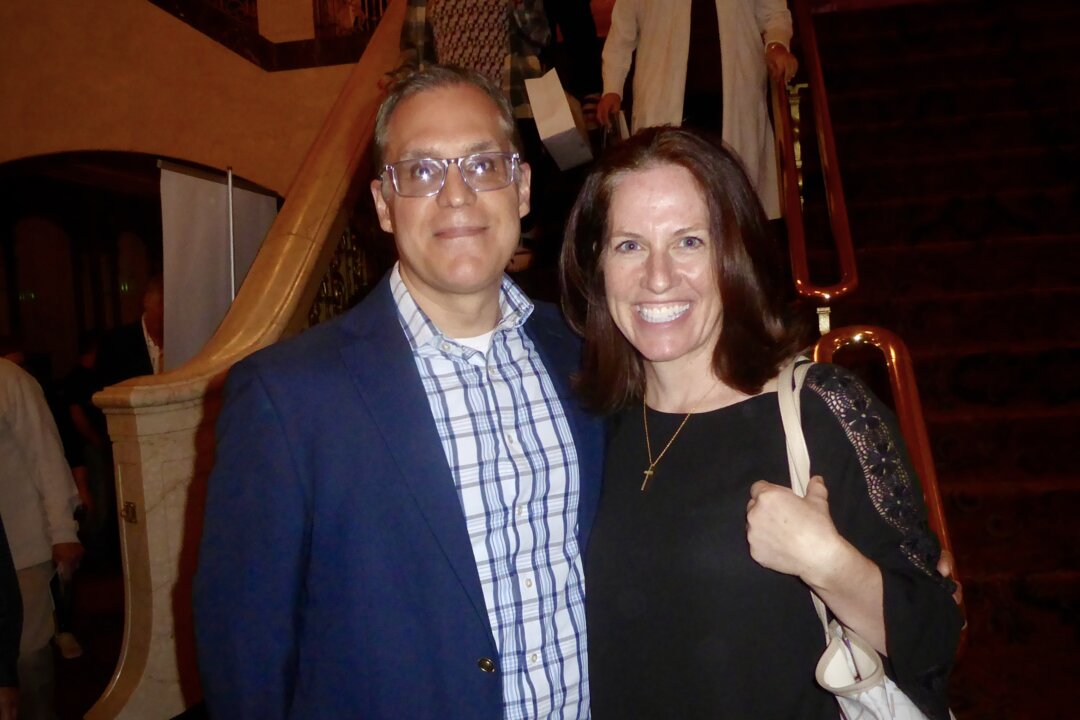 Kurt and Sandy Larsen attend Shen Yun Performing Arts at the Benedum Center in Pittsburgh, Pa., on March 22, 2026. (Frank Liang/The Epoch Times)