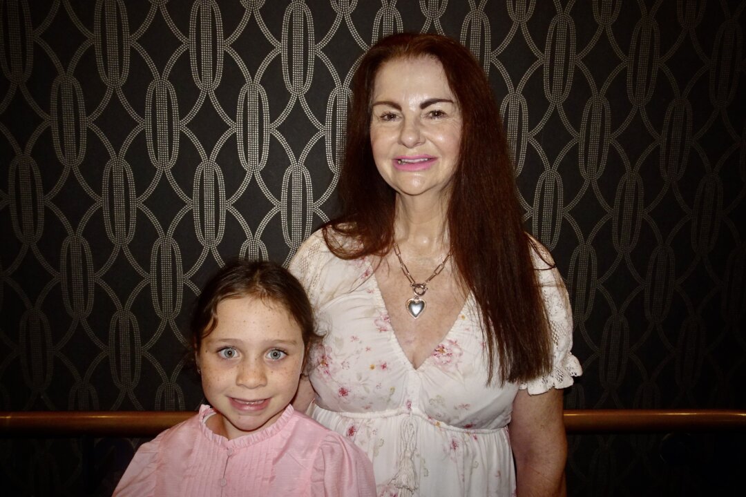 Deb Barwick and her granddaughter enjoyed Shen Yun's matinee at the Sydney Lyric on March 22, 2026. (Michelle Li/The Epoch Times)