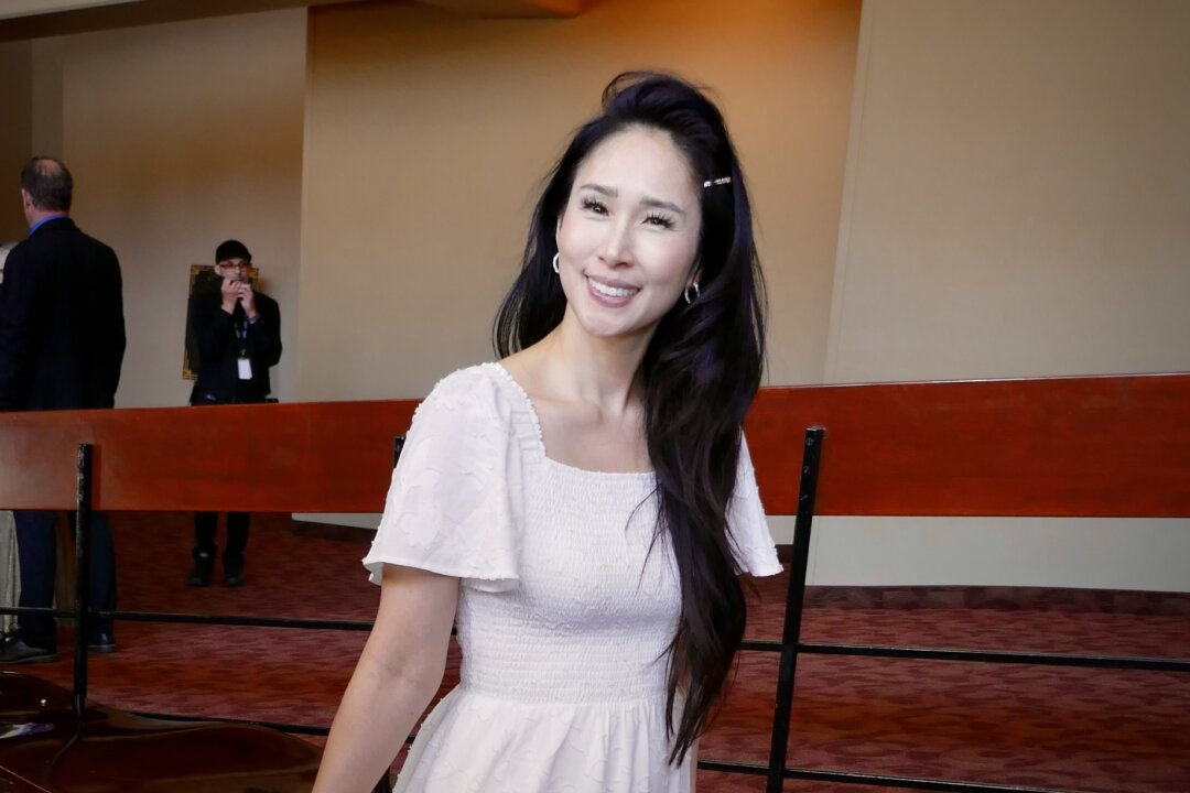 2014 Miss Hong Kong Erin Tjoe attends Shen Yun Performing Arts at the William Saroyan Theatre in Fresno, Calif., on March 22, 2026. (Steve Ispas/The Epoch Times)