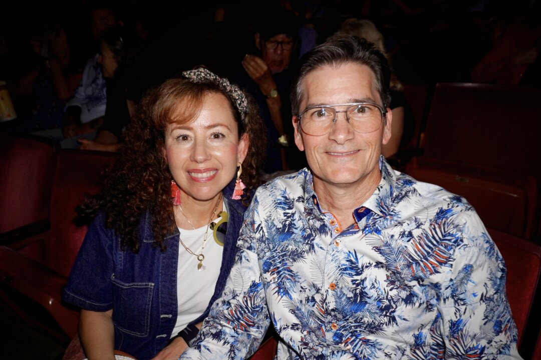 Maribel Sorensen and her husband, Dr. Roderick Sorensen, enjoyed Shen Yun performance at the William Saroyan Theatre in Fresno, California, on March 21, 2026. (Lily Yu/The Epoch Times)