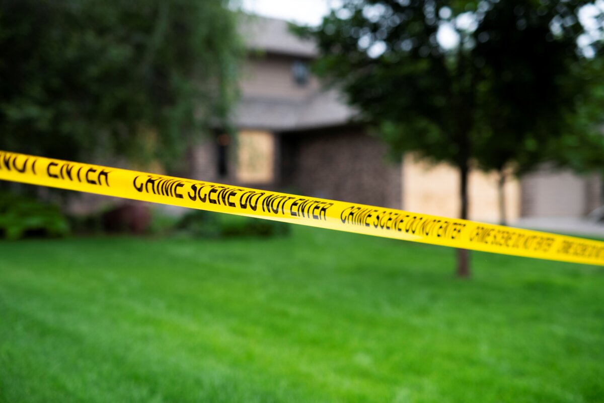 Police tape in a file photo. (Stephen Maturen/Getty Images)