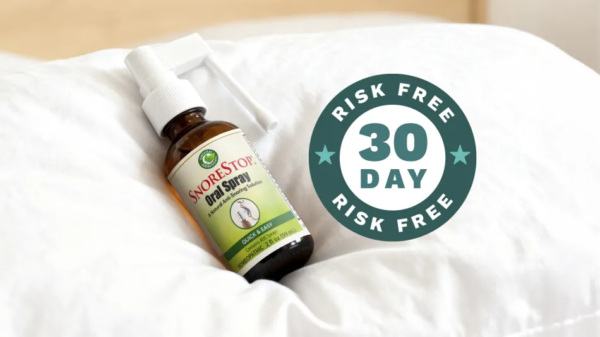 You simply spray SnoreStop in your mouth and sleep through the night without snoring. 