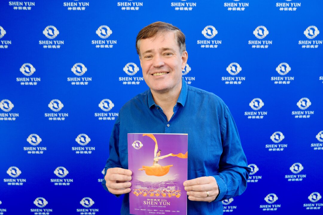 Augusto Zimmerman attends Shen Yun's matinee at the Sydney Lyric, Australia, on March 26, 2026. (NTD)