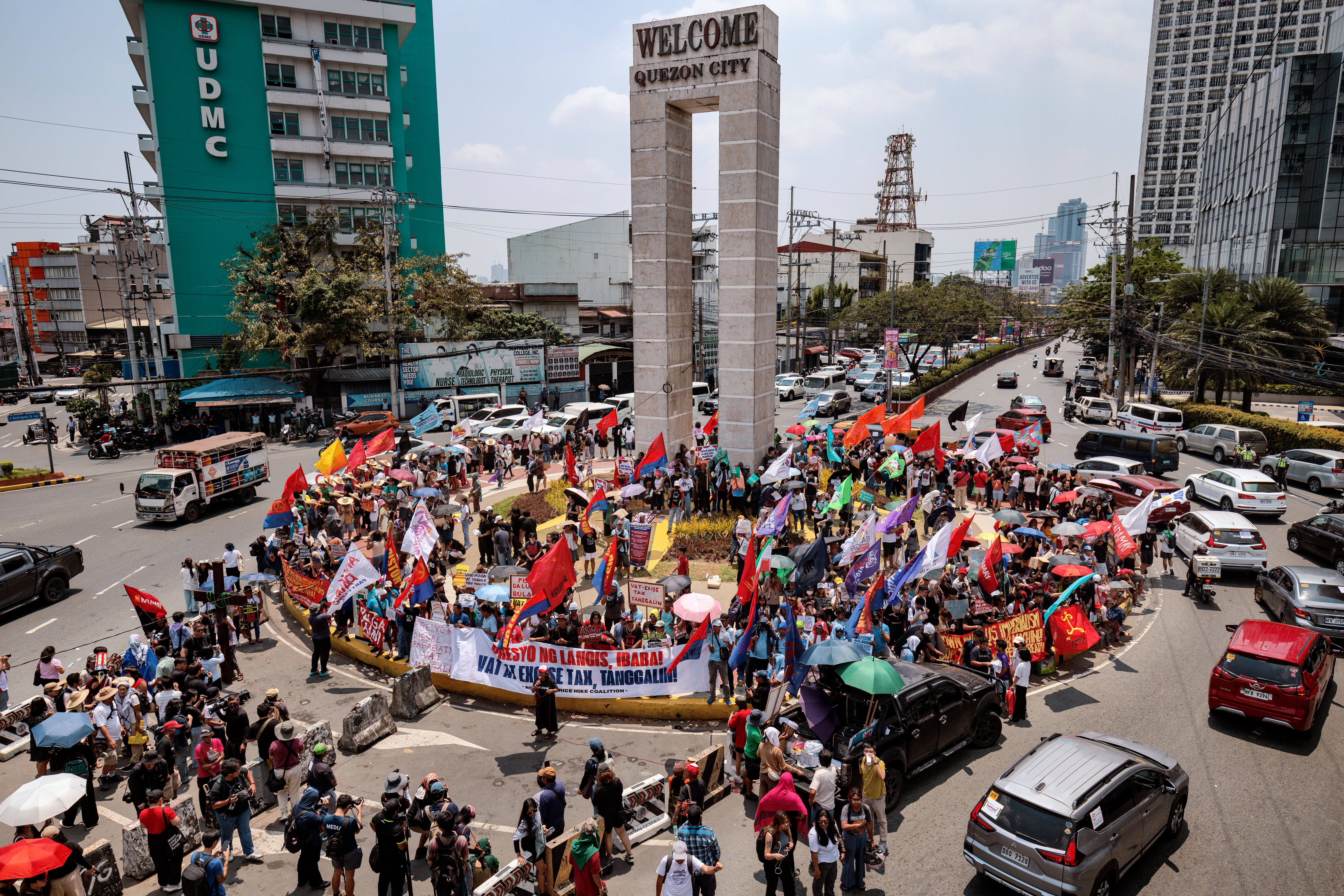 Day in Photos: Prime Minister Sworn-In in Nepal, Scotland Election Campaign, Strike Over Fuel Costs in the Philippines
