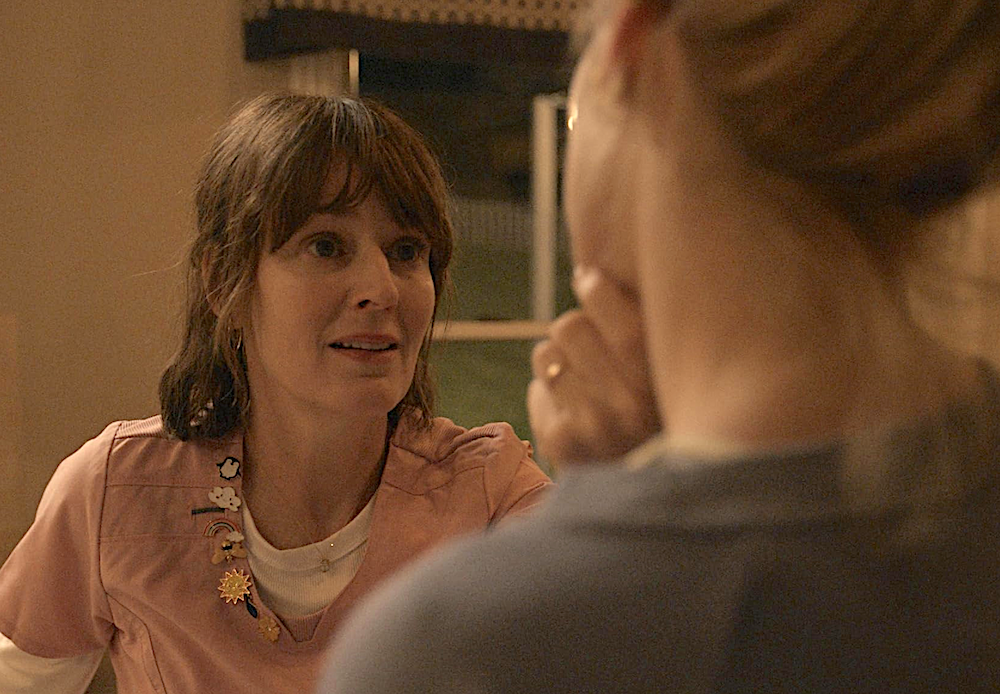 mother and daughter talk in She Dances