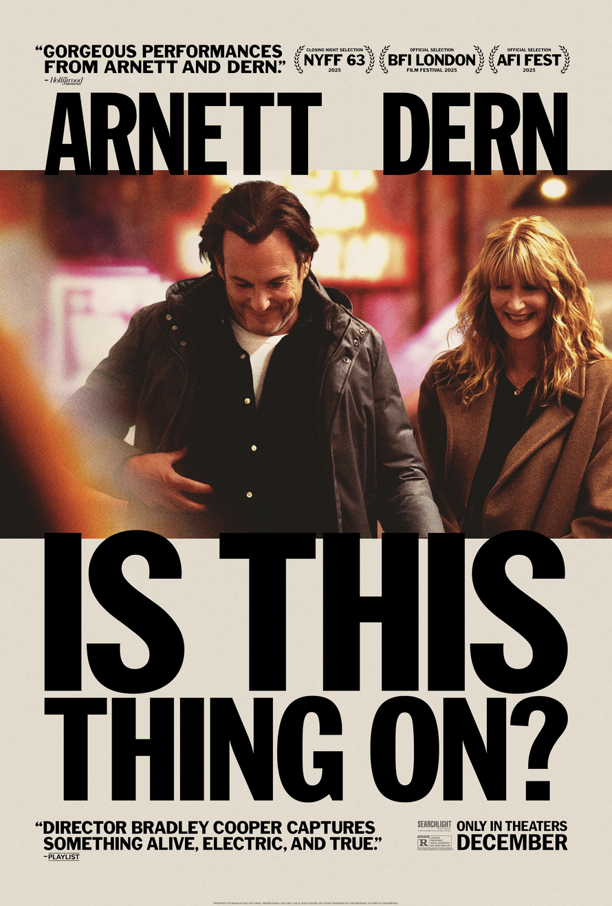 Promotional poster for "Is This Thing On?" (Jason McDonald/Searchlight Pictures)