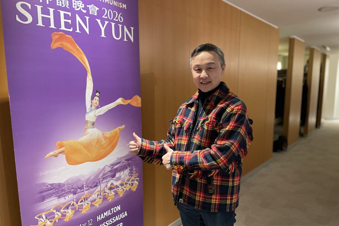 Joe Tay, former Canadian parliamentary candidate and political commentator, enjoyed Shen Yun performance at the Four Seasons Centre for the Performing Arts in Toronto on the evening of March 28, 2026. (Allen Zhou/The Epoch Times)