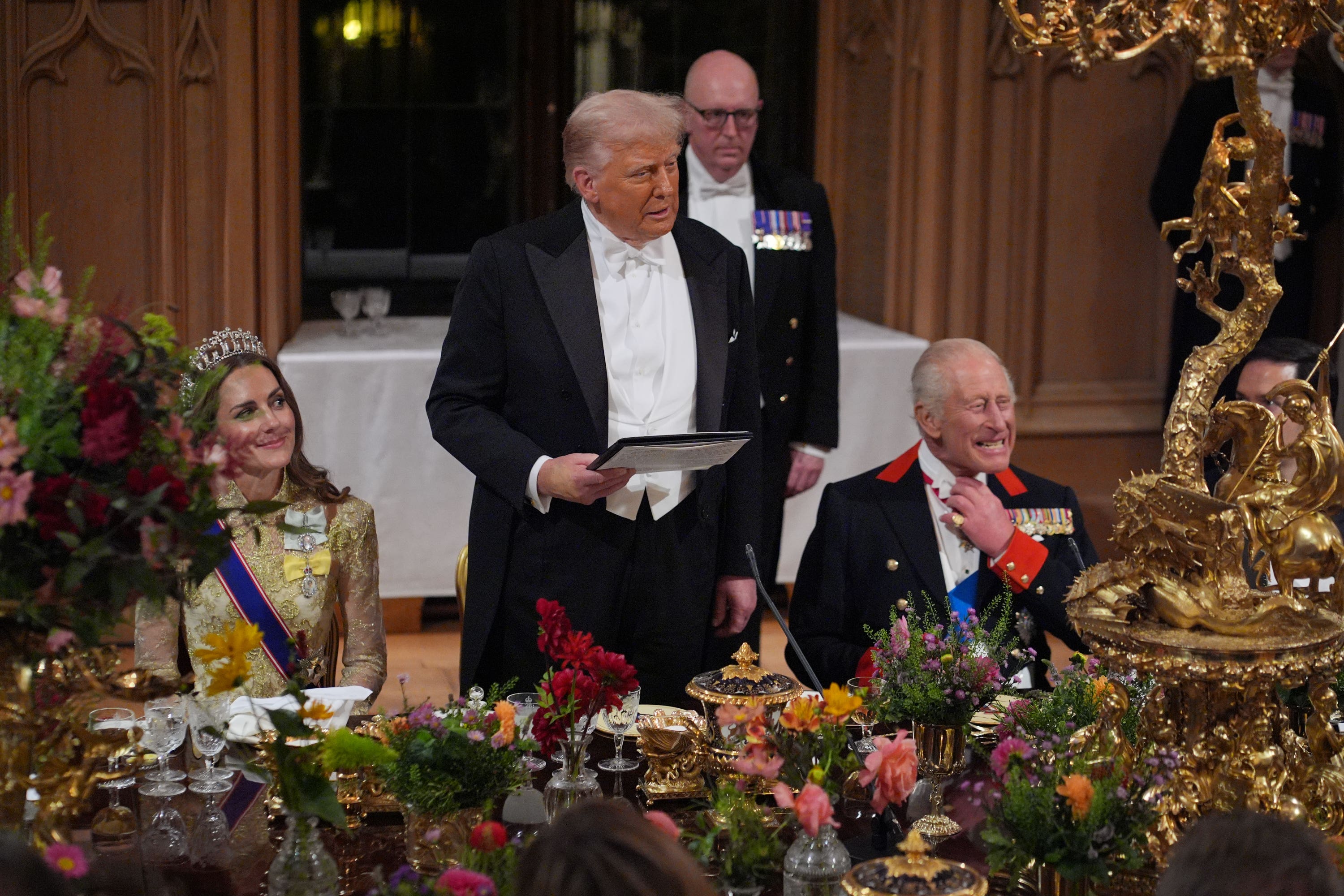 Trump Hosts State Dinner With King Charles