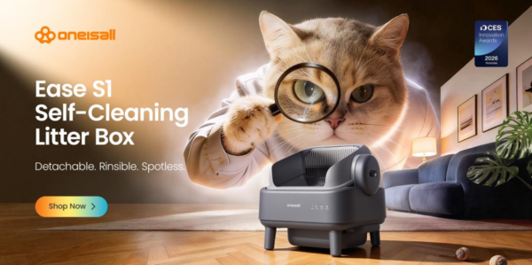 Oneisall Ease builds practical products for pet owners: making cleaning itself effortless.