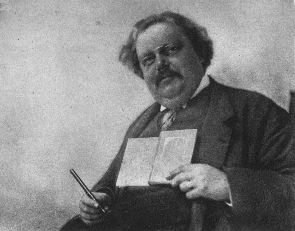 G.K. Chesterton, the man behind "The Man Who Was Thursday." (Public Domain)