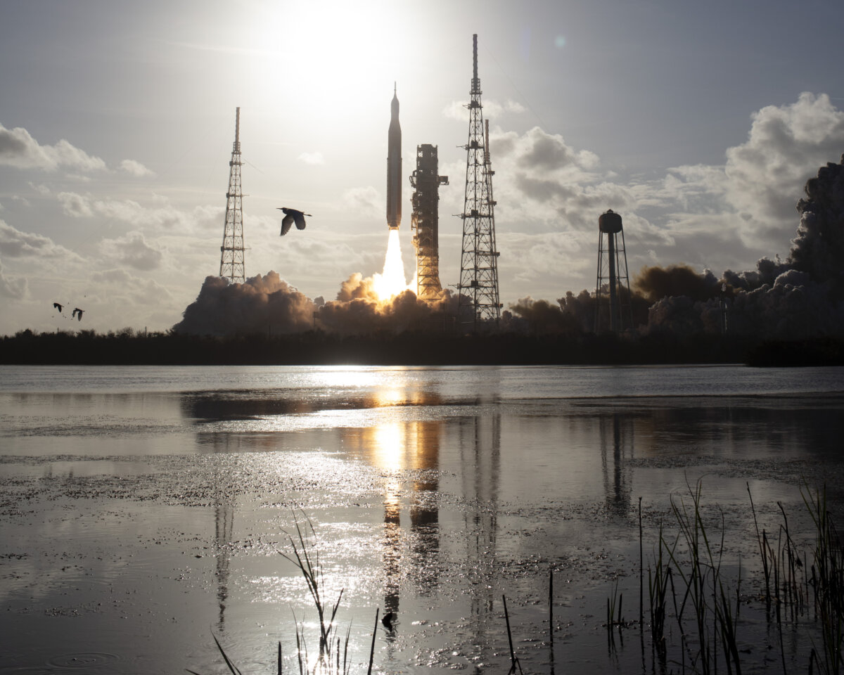 NASA's Orion spacecraft on the Artemis II mission at Kennedy Space Center in Cape Canaveral, Florida on April 1, 2026. (Joel Kowsky/NASA via Getty Images)