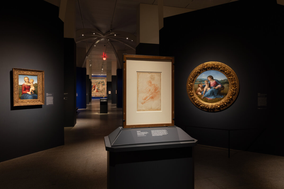 Installation view of "Raphael: Sublime Poetry," on view March 29 to June 28, 2026, at The Metropolitan Museum of Art in New York City. (Courtesy of The Met)