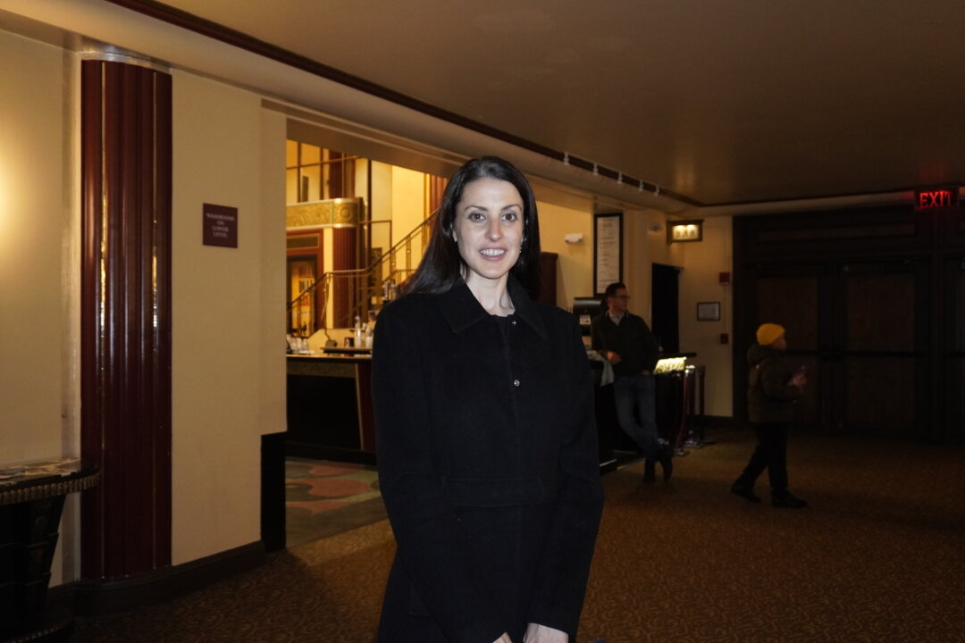 Former principal ballerina Candice Houser attends Shen Yun Performing Arts at the Paramount Theatre in Aurora, Ill., on April 3, 2026. (Nancy Ma/The Epoch Times)