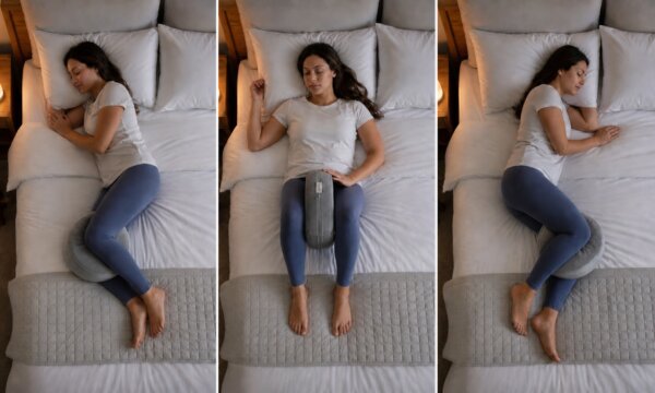 Doctors recommended KnēNest – a new knee pillow that provides precise support while you sleep, helping to prevent and reverse the damage caused by side sleeping.