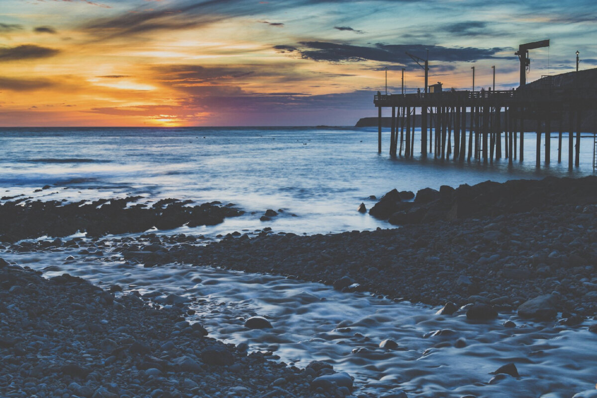 The Point Arena Pier illustrates to visitors what coming to California's northern coast is all about. (Photo courtesy of Visit Mendocino County)