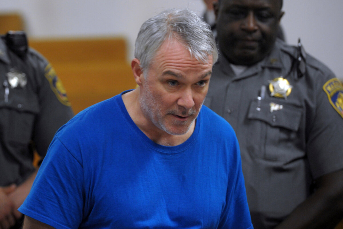 Marc Karun is arraigned in Norwalk Superior Court in Norwalk, Conn., on June 17, 2019. (Ned Gerard/Hearst Connecticut Media via AP)